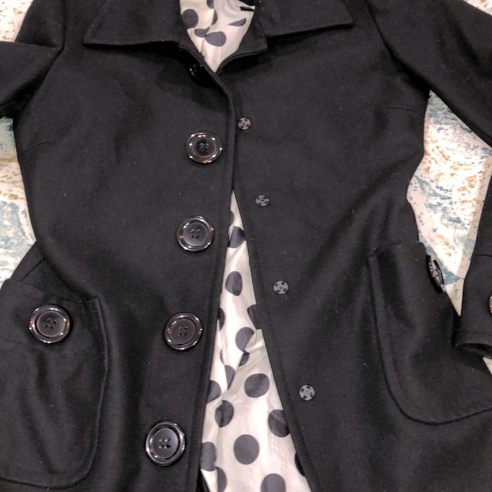 Tulle by Anthropologie small wool trench coat - Picture 4 of 7